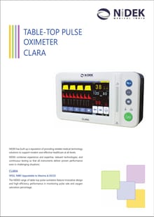 Nidek Clara Table-Top Pulse Oximeter