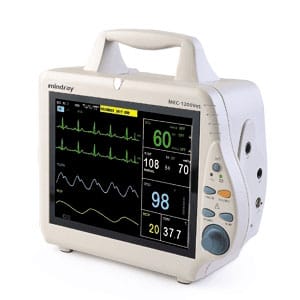 Mindray MEC-1200 multi-parameter patient monitor